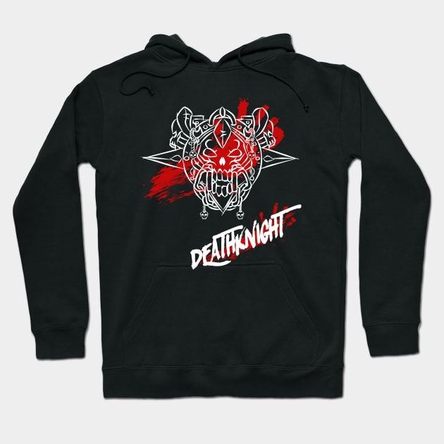 Deathknight Crest (Bloody2) Hoodie by DeLyss-Iouz